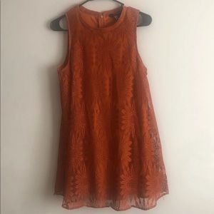 Burnt orange dress